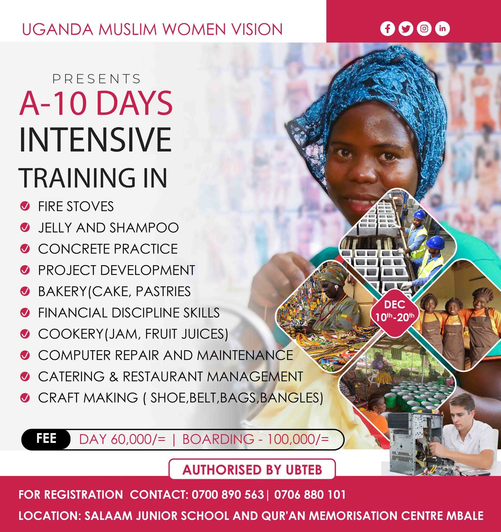 UGANDA MUSLIM WOMEN VISION designed by zak creation