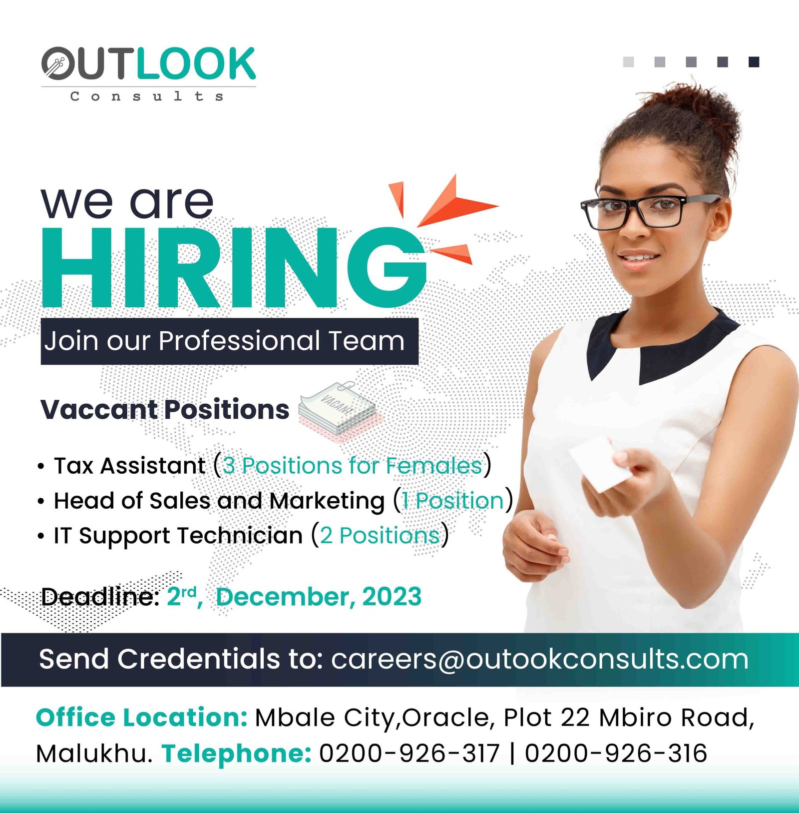 outlook we are hiring flyer design by zak creation