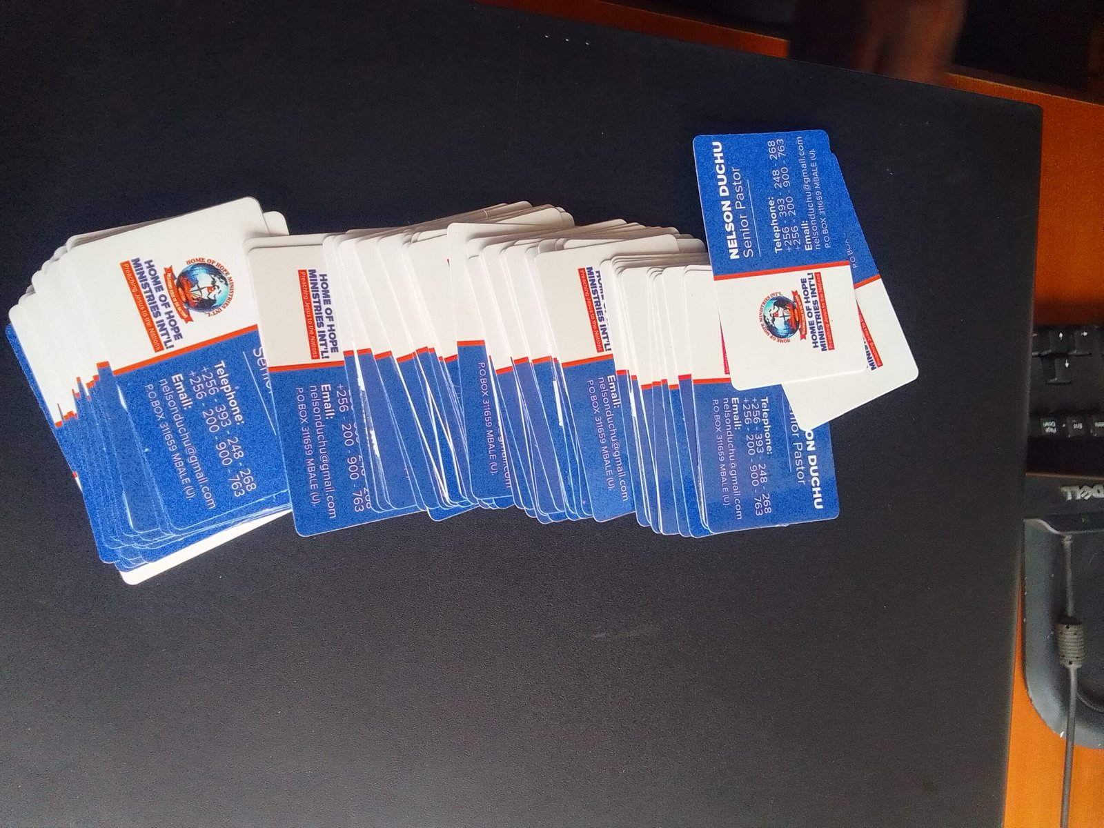 Zak Creation graphic design services (business cards)