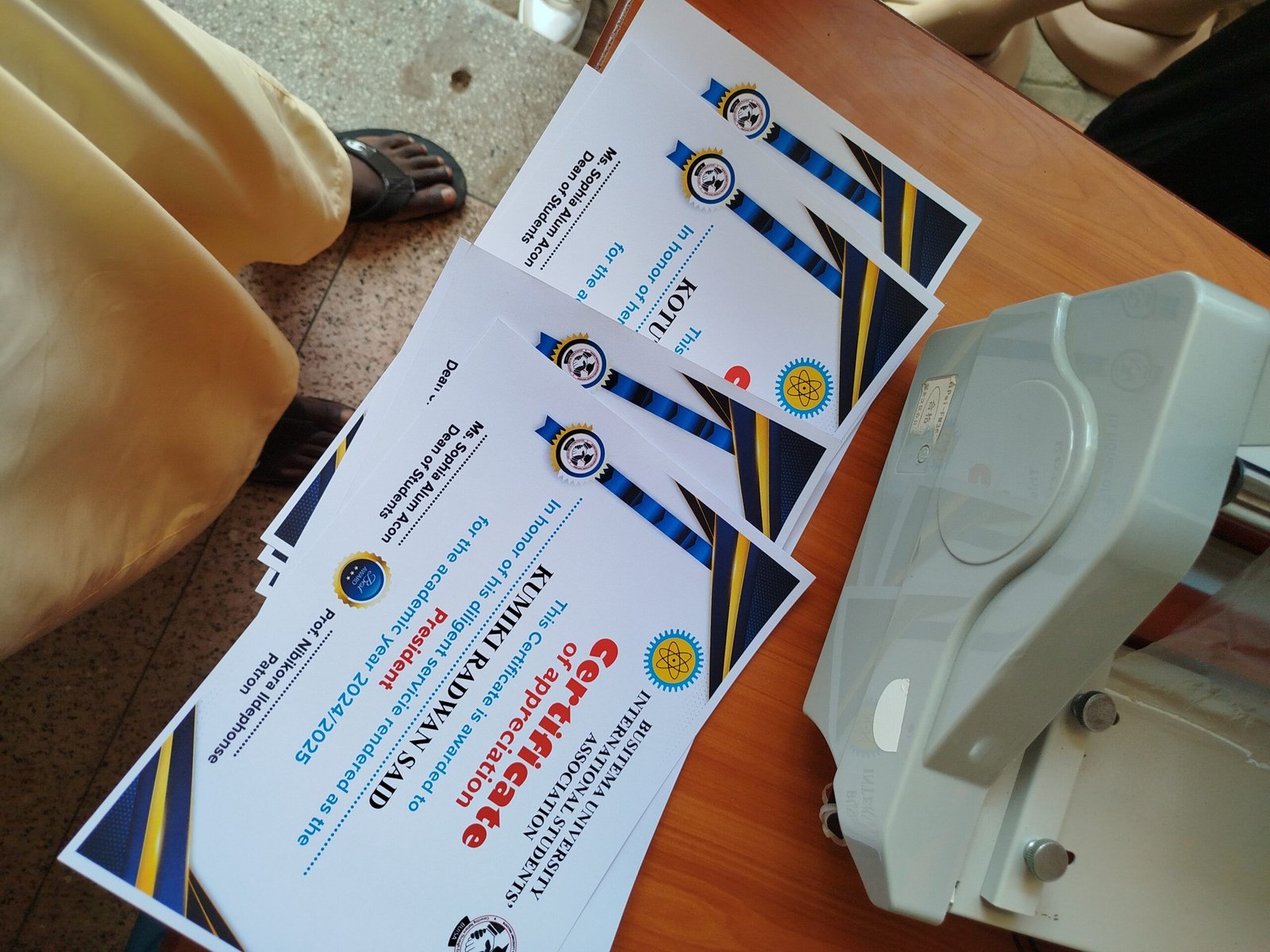 Zak Creation graphic design services (Certificates)